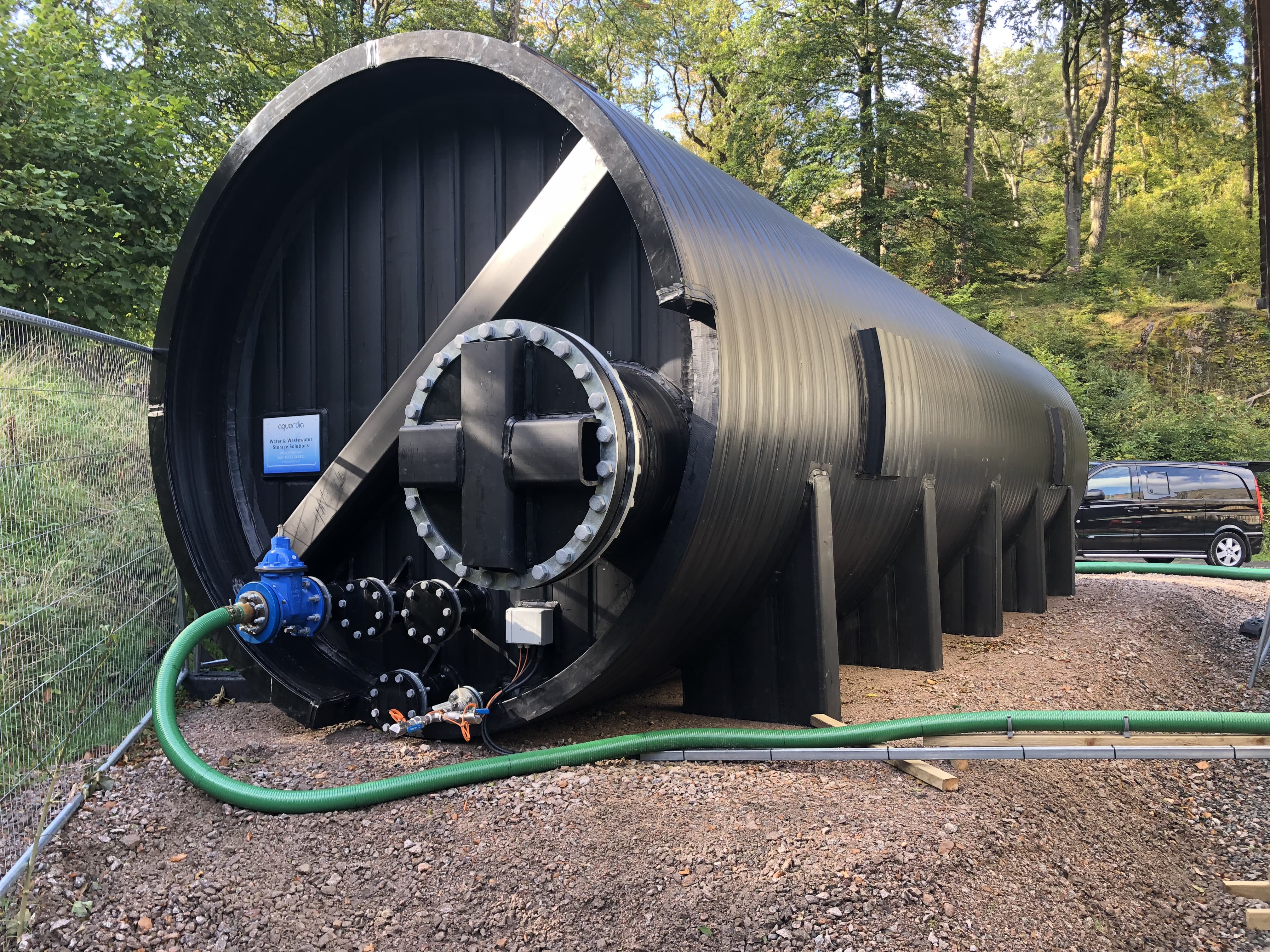  A Weholite potable (drinking) water storage tank 
